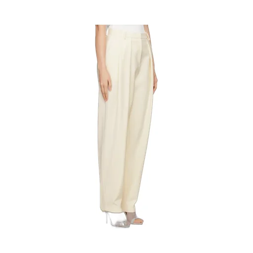 Magda Burtym Pleated Straight-Leg Trousers