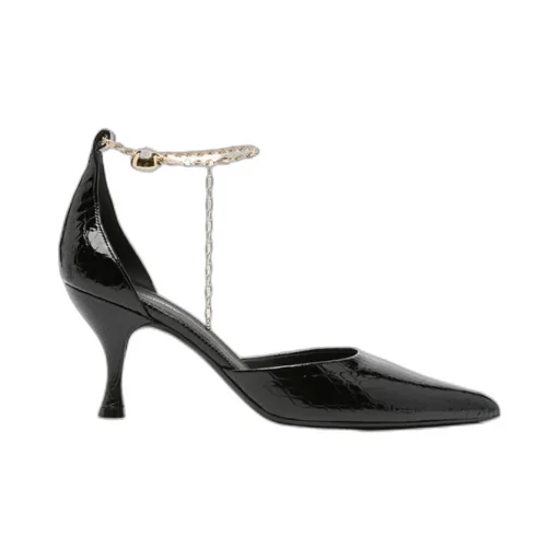 Pointed Ankle Chain High Heels