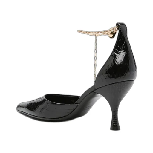 Pointed Ankle Chain High Heels