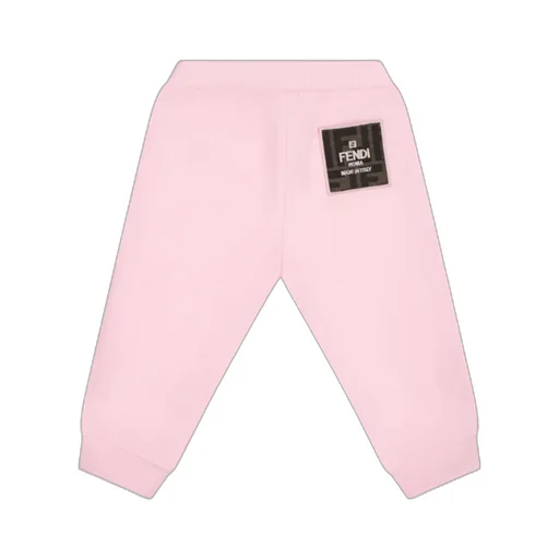 Fendi Kids Logo Patch Track Pants