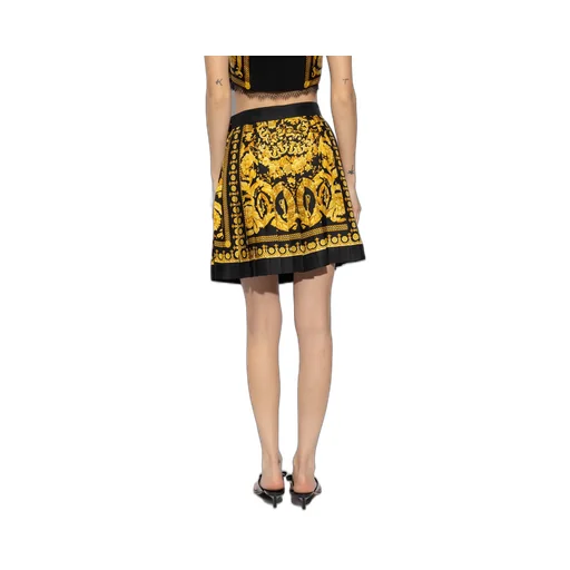 Versace Pattern-Printed Pleated Skirt