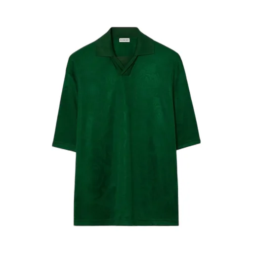 Rose Jacquard Polo Shirt