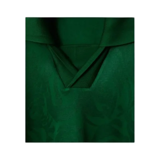 Rose Jacquard Polo Shirt