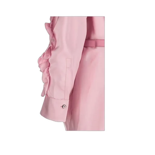 Jil Sander Ruffled Belted Mini Dress