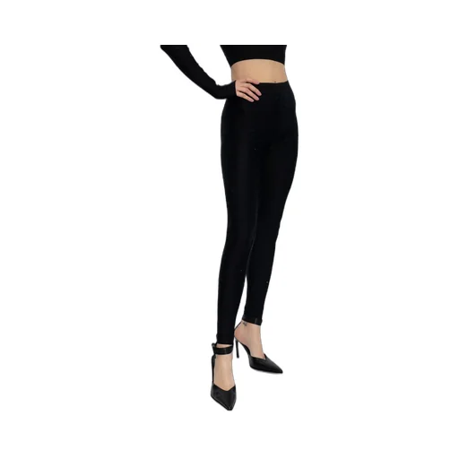 Versace Jeans Couture Rhinestone Embellished Leggings