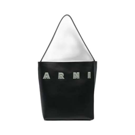 Marni Logo Patch Shoulder Bag
