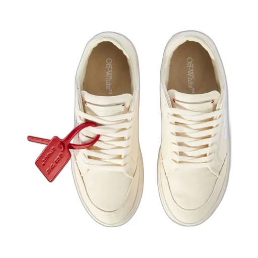 Off-White New Low Vulcanized Lace-Up Sneakers