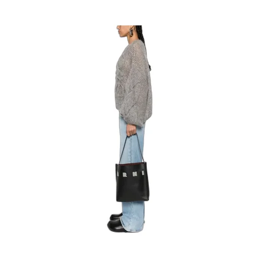 Marni Logo Patch Shoulder Bag