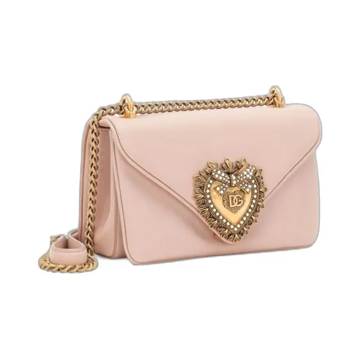 Dolce & Gabbana Devotion Foldover Top Shoulder Bag