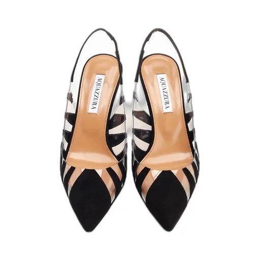 Aquazzura Pointed-Toe Slingback Pumps