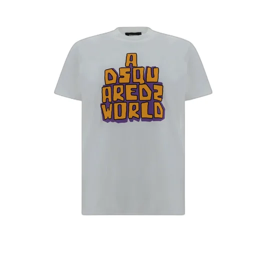 Dsquared2 Slogan-Printed Crewneck T-Shirt