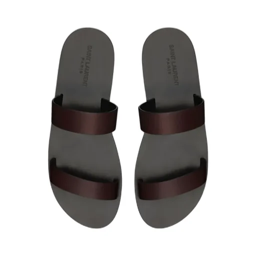 Saint Laurent Pepe Open Toe Slides