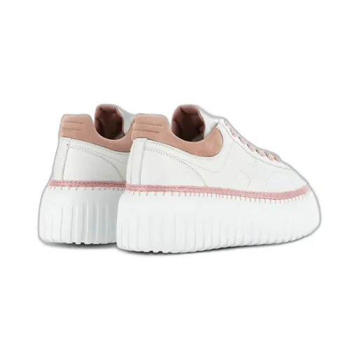 Hogan H-Stripes Platform Lace-Up Sneakers