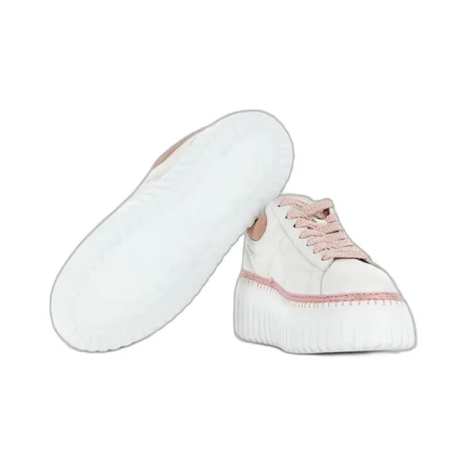 Hogan H-Stripes Platform Lace-Up Sneakers