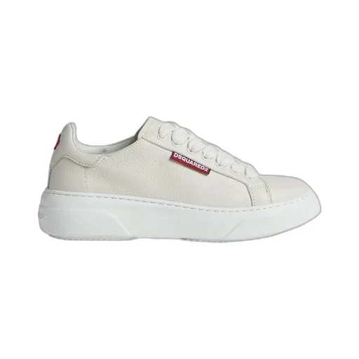 Dsquared2 Logo-Embossed Round-Toe Lace-Up Sneakers