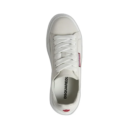 Dsquared2 Logo-Embossed Round-Toe Lace-Up Sneakers