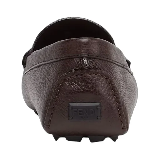 Fendi Logo Detailed Slip-On Loafers