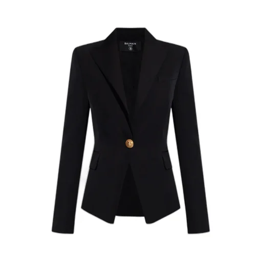 Balmain Single-Breasted Sleeved Blazer