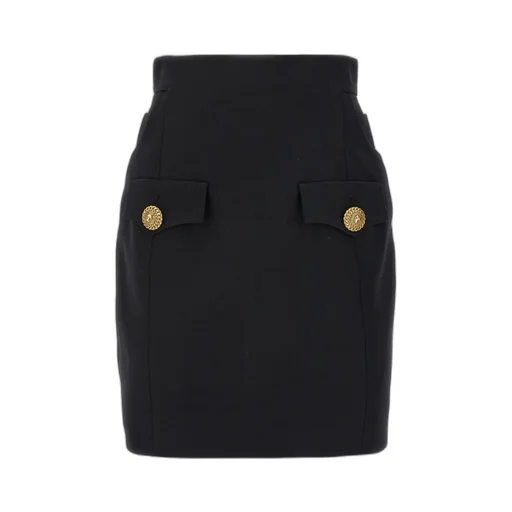 Balmain Zip-Up Mini Skirt