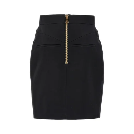 Balmain Zip-Up Mini Skirt