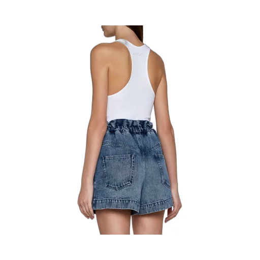 Isabel Marant Titea High Waist Denim Shorts