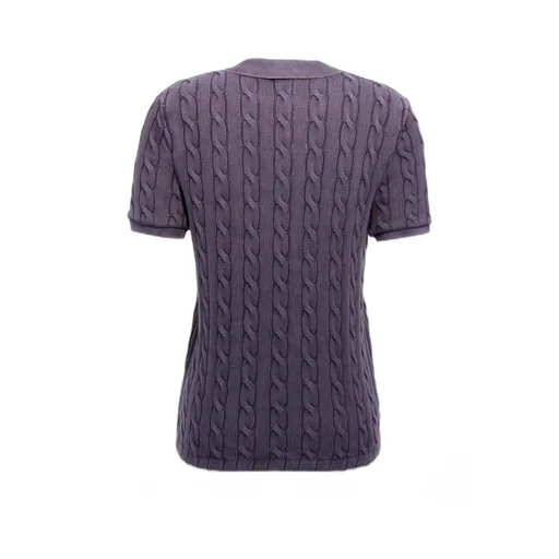 Polo Ralph Lauren Polo-Pony Embroidered Knitted Polo Top