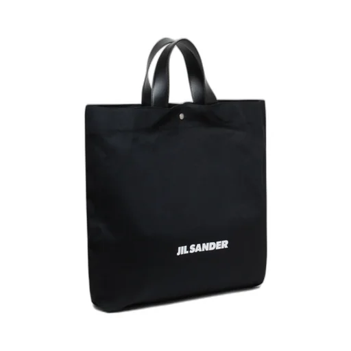 Jil Sander Logo-Printed Top Handle Bag