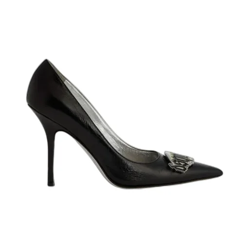 Dsquared2 Logo Plaque Pointed-Toe Pumps