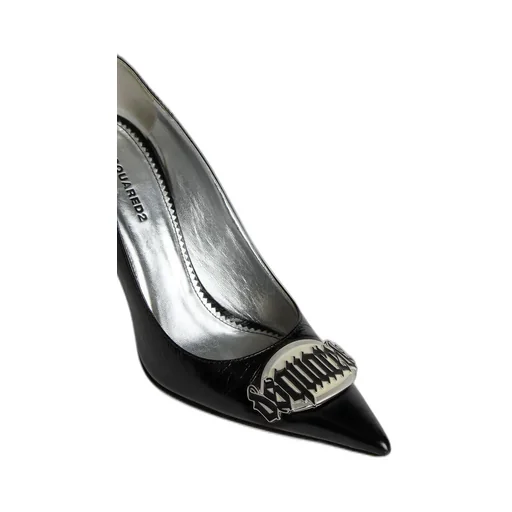 Dsquared2 Logo Plaque Pointed-Toe Pumps