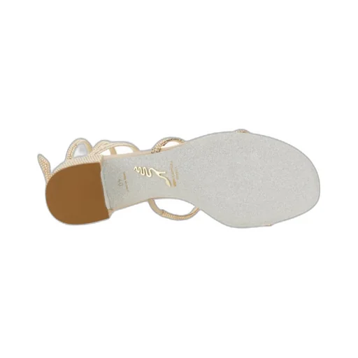 René Caovilla Cleo Embellished Open Toe Sandals