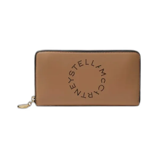 Stella Mccartney Logo Perforated Zipped Wallet