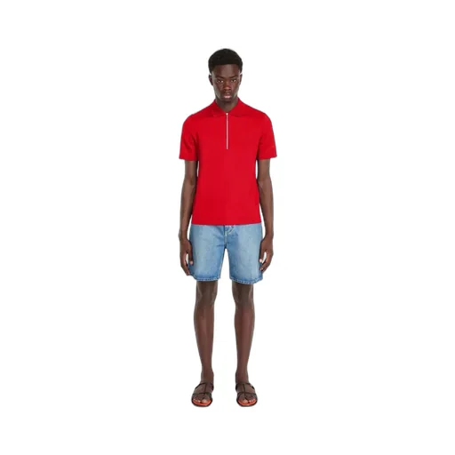 Zip Collar Polo Shirt