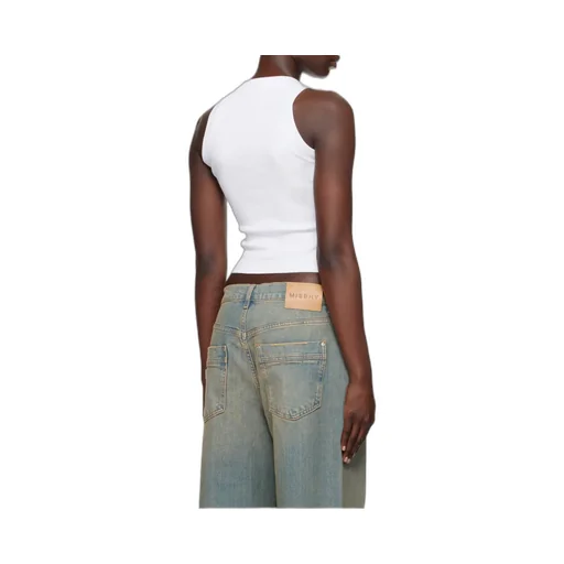 Off-White Crewneck Sleeveless Top