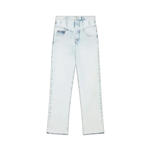 Isabel Marant Noemie Frayed Edge Straight Leg Jeans