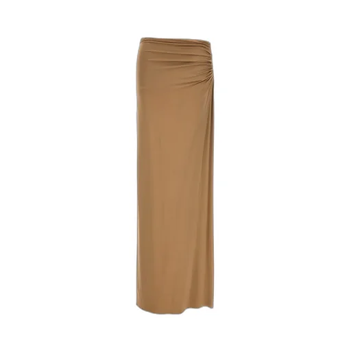 Magda Butrym Cut-Out-Detailed Ruched Maxi Skirt