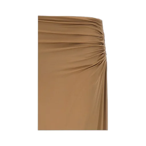 Magda Butrym Cut-Out-Detailed Ruched Maxi Skirt