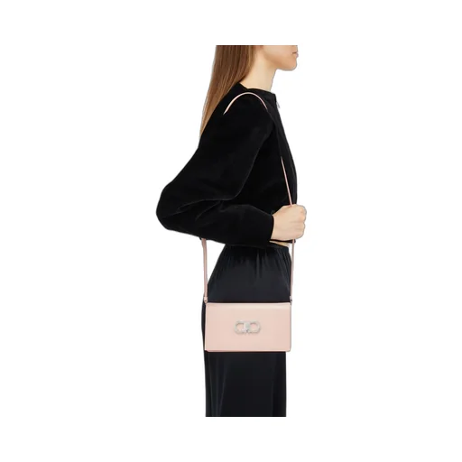 Double Gancini Mini Shoulder Bag