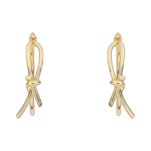 Salvatore Ferragamo Asymmetric Bow Earrings