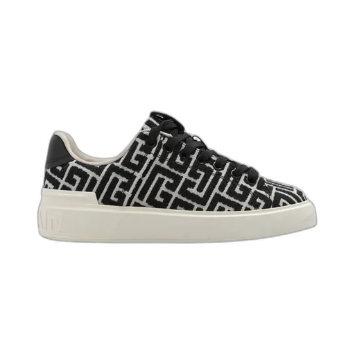 Balmain B-Court Monogram Sneakers
