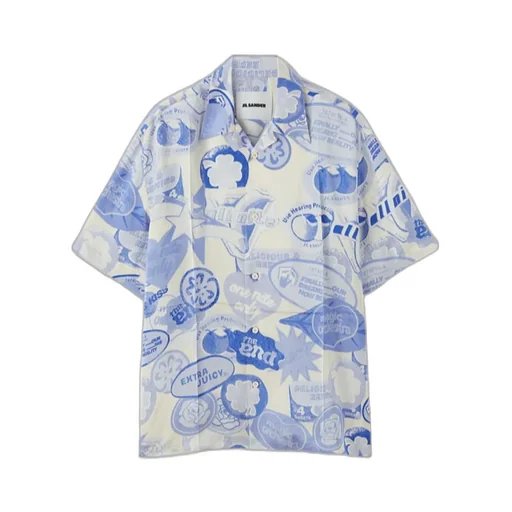 Jil Sander Graphic Printed Short-Sleeved Shirt