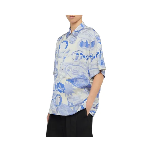 Jil Sander Graphic Printed Short-Sleeved Shirt