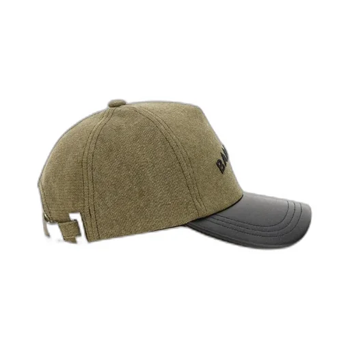 Balmain Logo Embroidered Baseball Cap