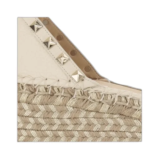 Valentino Garavani Rockstud Open Toe Espadrille Sandals