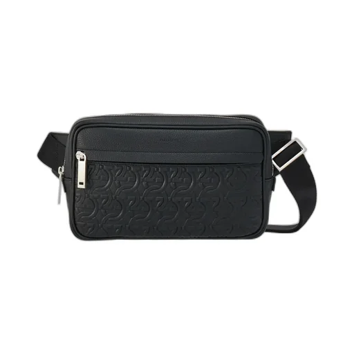 Salvatore Ferragamo Gancini Embossed Belt Bag