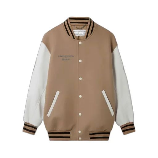 Pattern Baseball Jacket