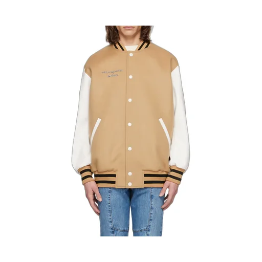 Pattern Baseball Jacket