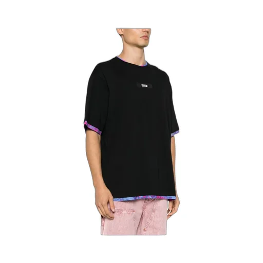 Versace Jeans Couture Animalier-Printed Crewneck T-Shirt
