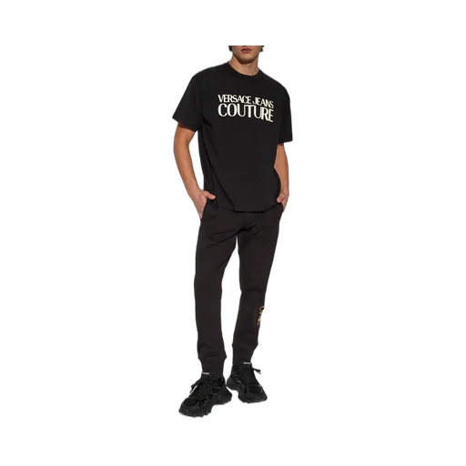 Versace Jeans Couture Logo Printed Crewneck T-Shirt