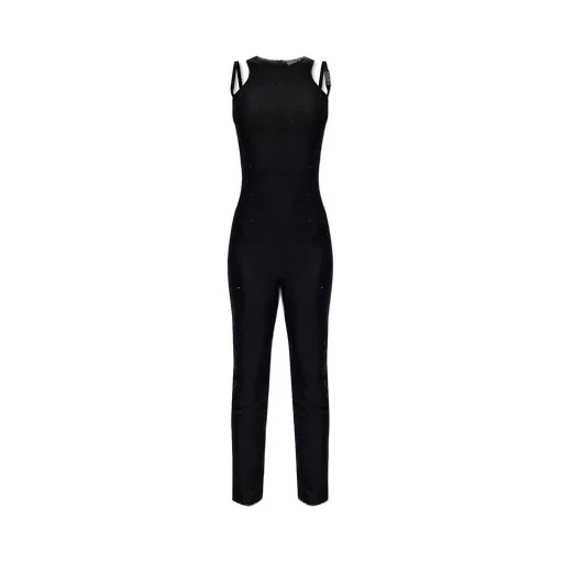 Versace Jeans Couture Embellished Halterneck Sleeveless Jumpsuit