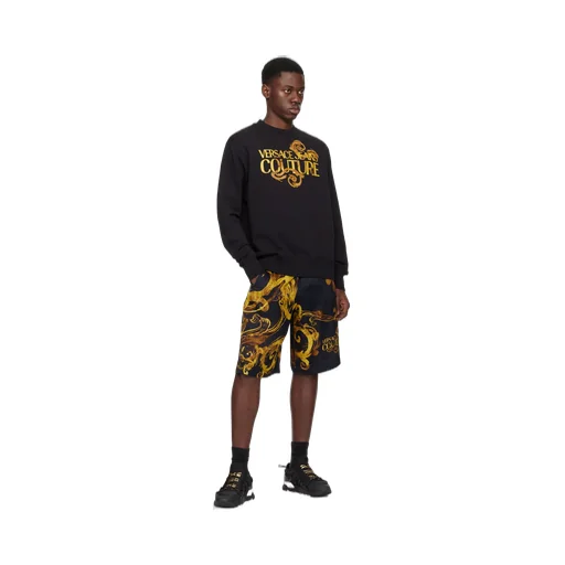 Versace Jeans Couture Watercolour Couture Knee-Length Shorts